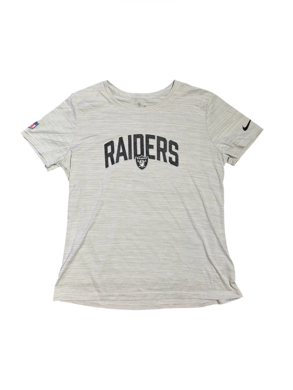 Nike NFL Las Vegas Raiders Dri-FIT Training Tee Men’s Size L Gray